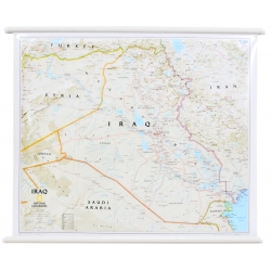 Irak 76x62 cm. Mapa ścienna.