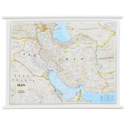 Iran 80x60 cm. Mapa ścienna.