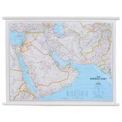 Bliski Wschód polityczna 80x60 cm. Mapa ścienna.