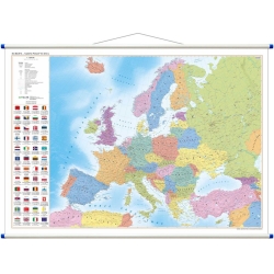 Europa polityczna 206x147cm. Mapa ścienna.