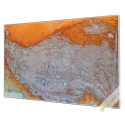 Tybet fizyczno-drogowa 131x86 cm. Mapa magnetyczna.