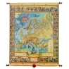 Europa ozdobna 97x121cm. Mapa ścienna.