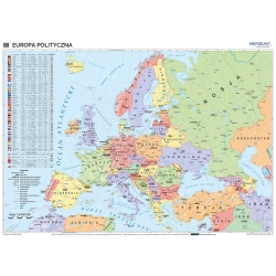 Europa polityczna 200x150cm. Mapa ścienna