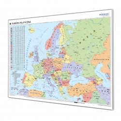 Europa polityczna 200x150cm. Mapa magnetyczna.