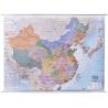 Chiny administracyjno-drogowe 134x95 cm. Mapa scienna