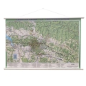 Pieniński Park Narodowy/Pieniny polskie i słowackie 104x68cm. Mapa ścienna.