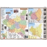 Polska w latach 1919-1939 160x120cm. Mapa ścienna.