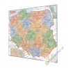 Polska Administracyjna 110x100cm. Mapa magnetyczna.