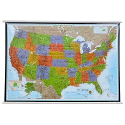 M-DR Stany Zjednoczone USA 1:2,8ml NG Mapa scienna ozdobne 180x120 cm