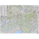 Austria i Słowenia Drogowa 120x90 cm. Mapa do wpinania.