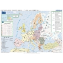 Historia Unii Europejskiej - etapy rozszerzania 160x120cm. Mapa ścienna