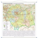 Małopolskie administracyjno-drogowa 106x110cm. Mapa ścienna.