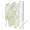 Podlaskie administracyjno-drogowa 117x137cm. Mapa magnetyczna.