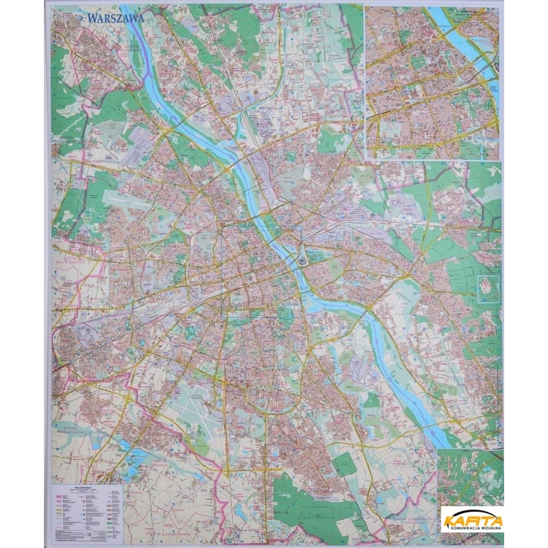 mapa ścienna warszawy Mapa ścienna Warszawa 1:26 tys.wymiar 100x116cm. Demart mapa ścienna warszawy Mapa ścienna Warszawa 1:26 tys.wymiar 100x116cm. Demart
