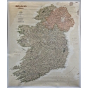 Irlandia Północna i Południowa exclusive 78x92cm. Mapa ścienna.