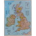 Wielka Brytania i Irlandia  64,5x77cm. Mapa ścienna.