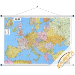 Europa pol-drog.126x90cm. Mapa ścienna