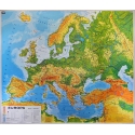 Europa Ogólnogeograficzna z wersją do ćwiczeń 180x150cm. Mapa ścienna dwustronna.