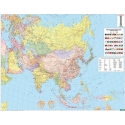 Azja polityczna 164x122 cm. Mapa ścienna.