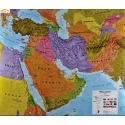Bliski Wschód polityczna 124x100cm. Mapa ścienna.