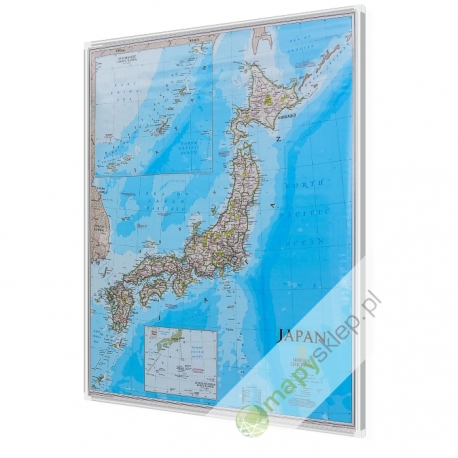 Japonia 1:3,1 mln NG Mapa magnetyczna 67x75cm