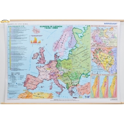 Europa po 1945 r.166x112cm. Mapa ścienna.
