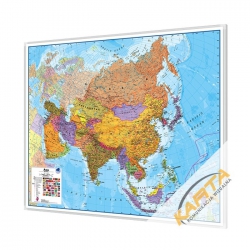 Azja Polityczna 125x102 cm. Mapa magnetyczna.