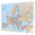 Europa Kodowa 163x136 cm. Mapa do wpinania.