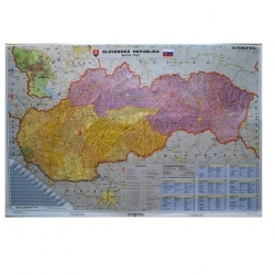Słowacja Kodowa 140x100cm. Mapa scienna.