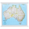 Australia  84x60cm. Mapa scienna