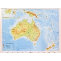 Australia fizyczna 166x118cm. Mapa ścienna.