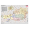 Austria fizyczna / administracyjna 160x120 cm. Mapa ścienna dwustronna.