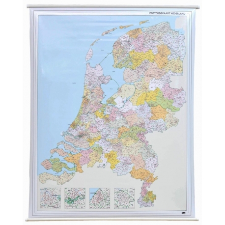 Holandia kodowa 108x132 cm. Mapa ścienna.
