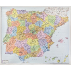 Hiszpania i Portugalia 110x90cm. Mapa ścienna