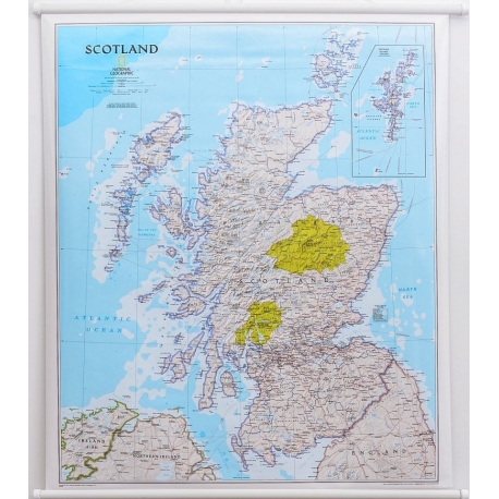 M-DR Szkocja 1:650 tys. NG Mapa scienna 78x92 cm