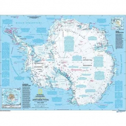 M-DR Antarktyda fizyczna 1:4,3 mlnNG Mapa ścienna 150x110cm