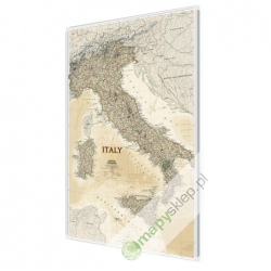 Włochy exclusive 64x88cm. Mapa magnetyczna.