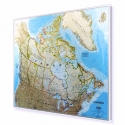 Kanada 102x84 cm. Mapa w ramie aluminiowej.