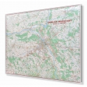 Okolice Warszawy 120x93cm. Mapa magnetyczna.