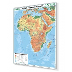 Afryka fizyczna 104x138 cm. Mapa do wpinania.