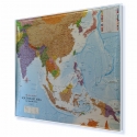 Azja Południowo-Wschodnia polityczna 120x95cm. Mapa do wpinania.