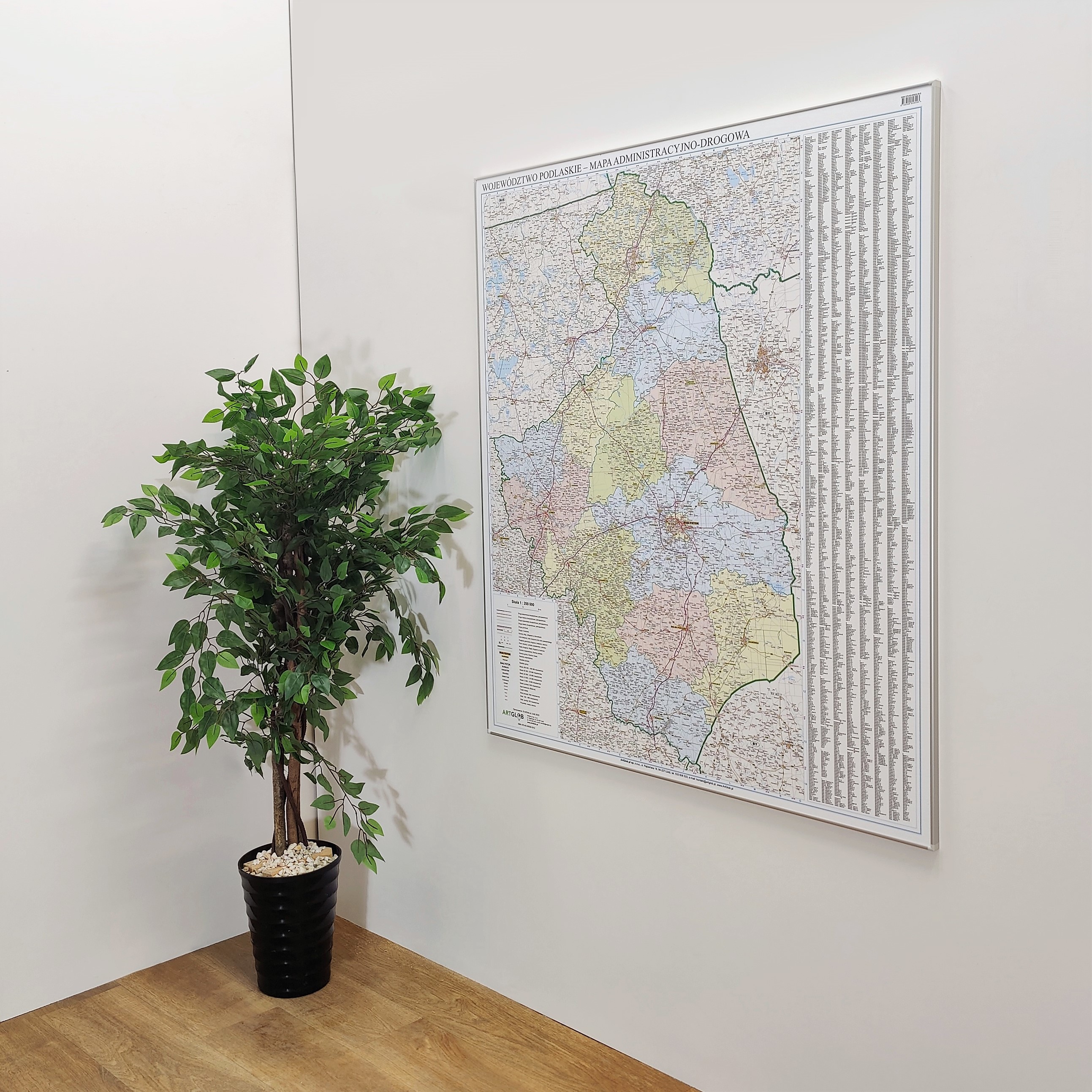 Mapa Województwa Podlaskiego Mapa Województwa Podlaskiego