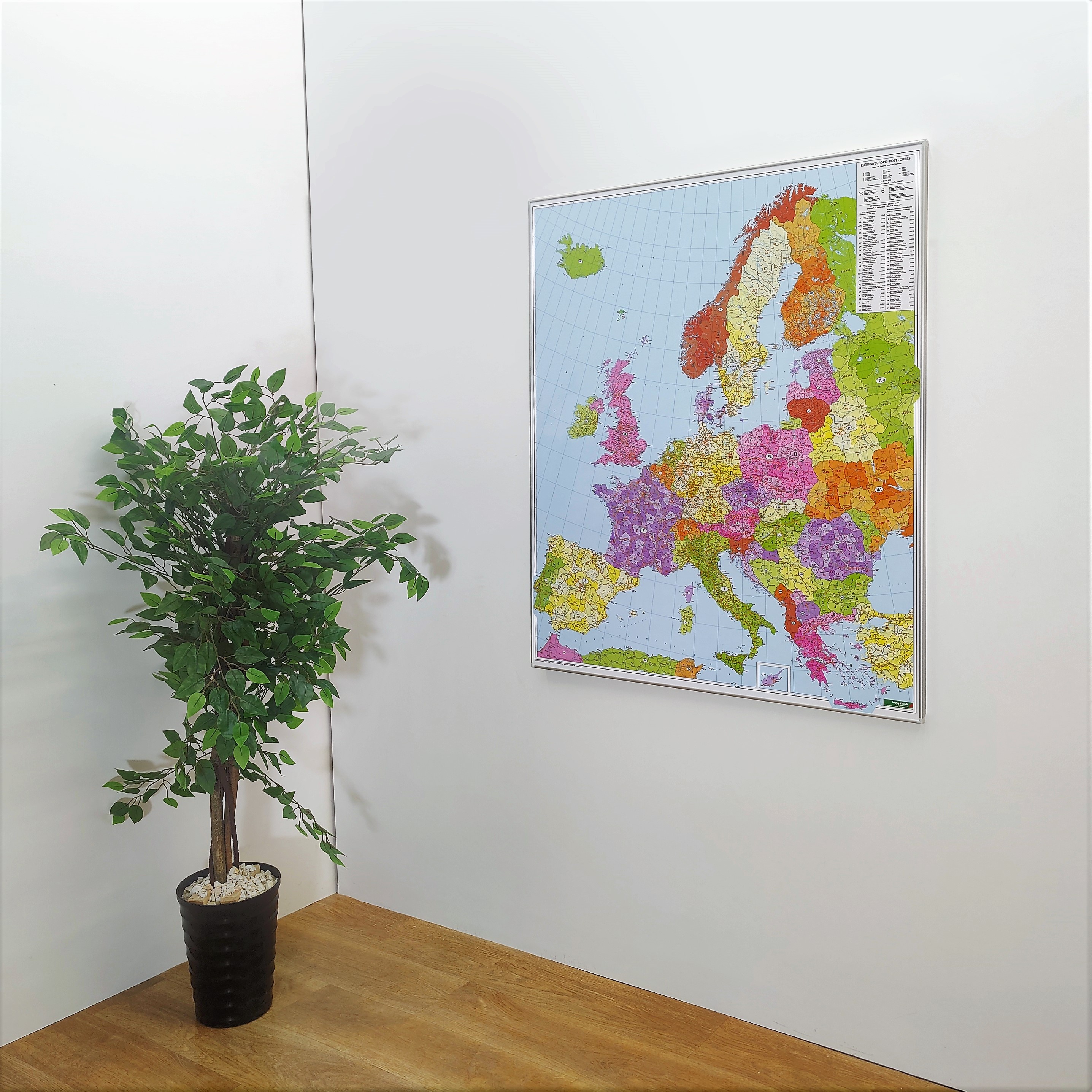 Mapa Europy z kodami pocztowymi Mapa Europy z kodami pocztowymi