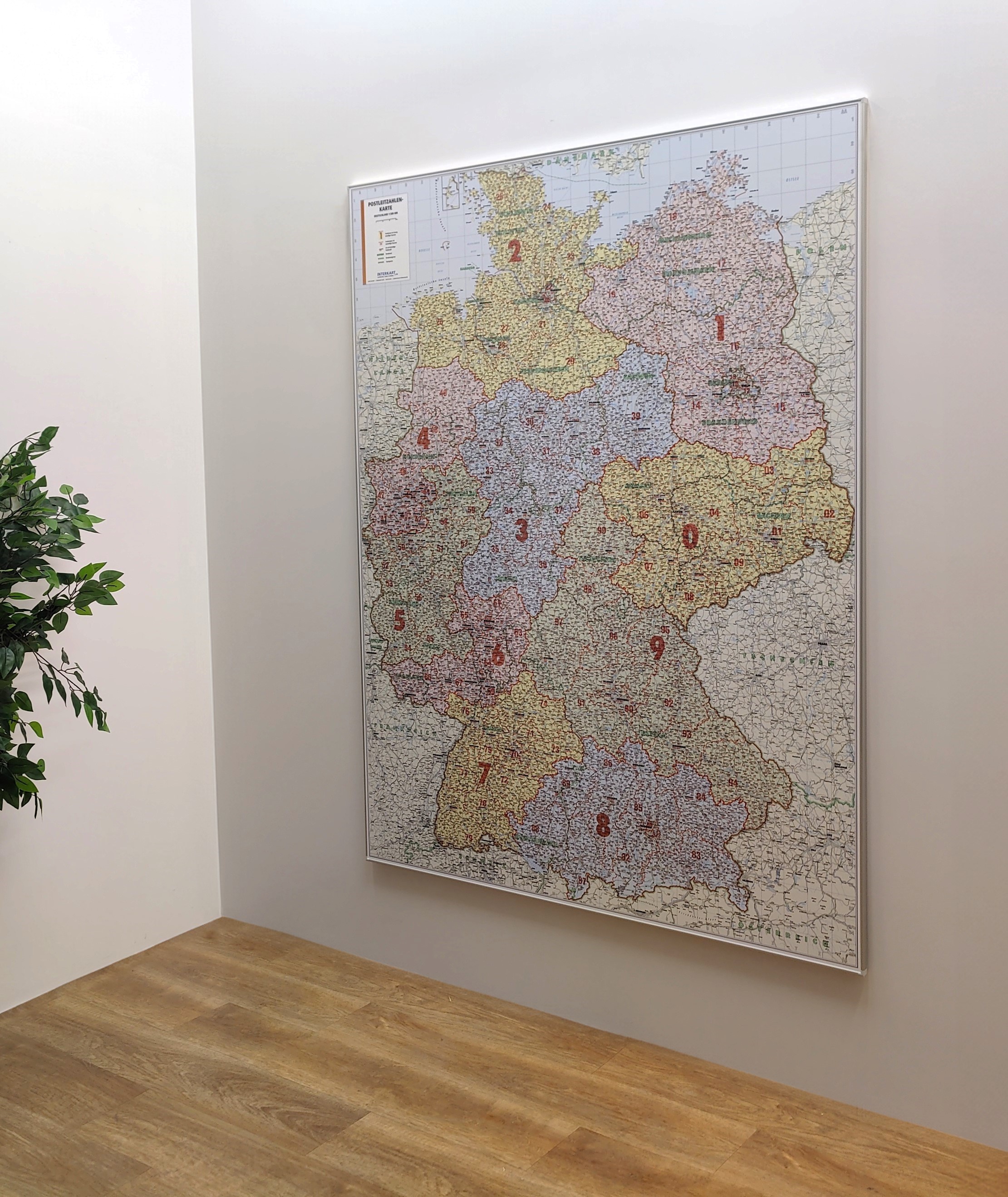 Mapa Niemiec z kodami pocztowymi 1:500tys. Bacher Mapa Niemiec z kodami pocztowymi 1:500tys. Bacher