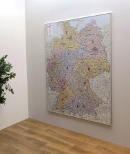 Mapa Niemiec z kodami pocztowymi 1:500tys. Bacher